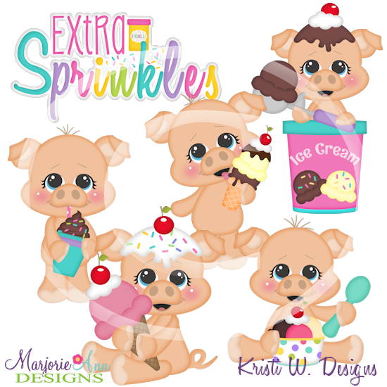 Extra Sprinkles SVG Cutting Files Includes Clipart - Click Image to Close